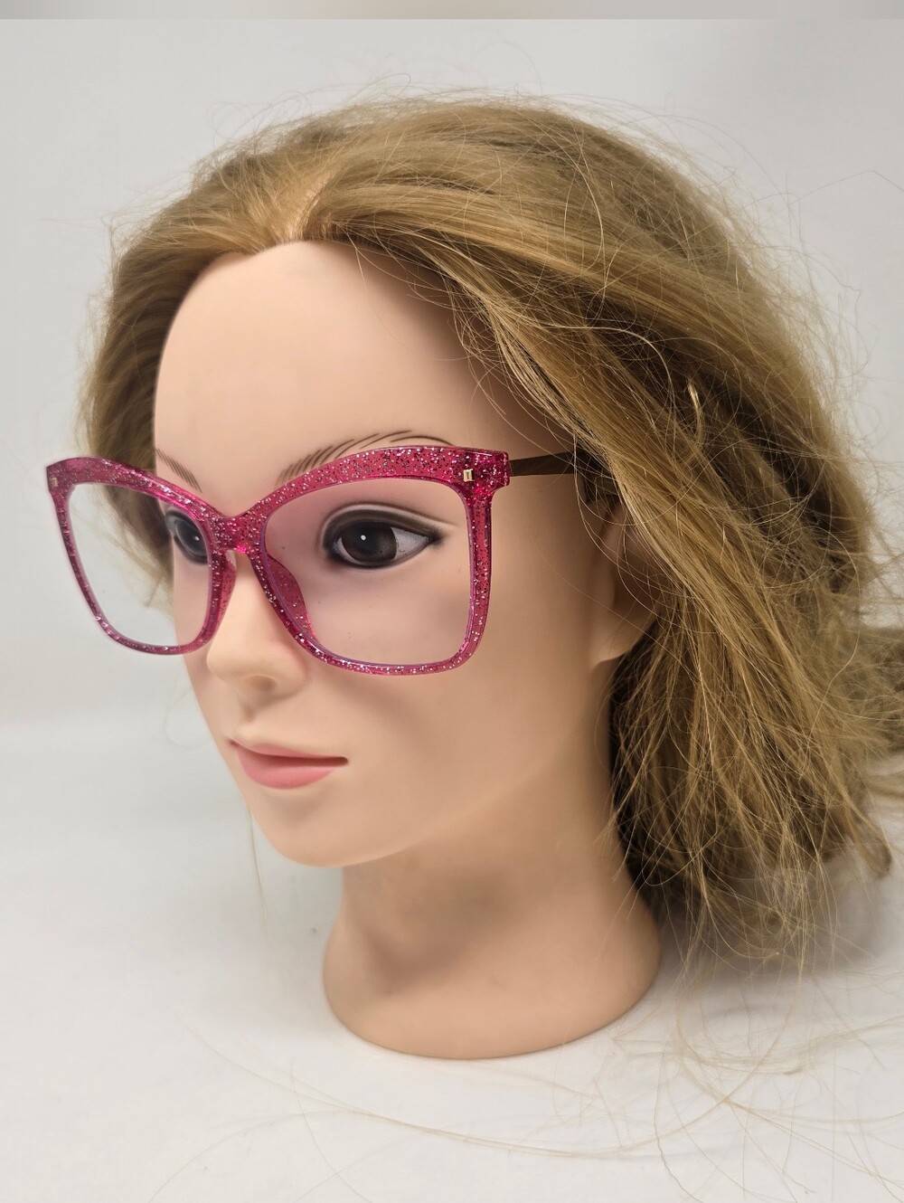 NEW Zeelool Glasses Eye Glasses Pink Glitter 56-16-150